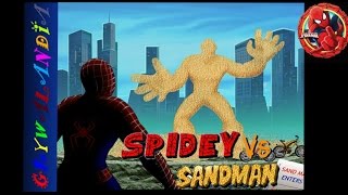 Spider Man - corse di bicicletta (Spidey vs Sandman) - gioco online screenshot 1