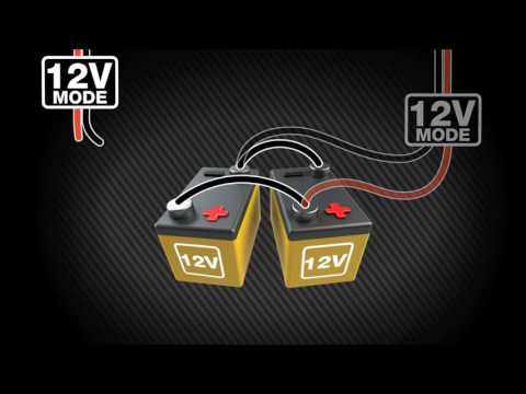 Video: Hoe Twee Batterijen Aan Te Sluiten