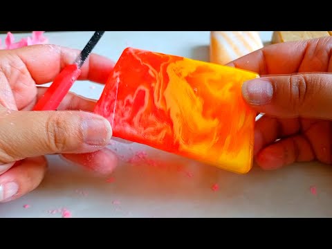 Видео: Very Satisfying Videos Dry soap cutting ASMR Relaxing soap crushing Soap ASMR no talking