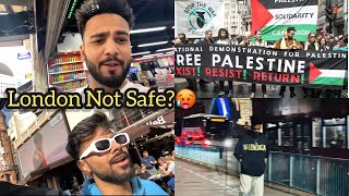 London Me Isreal Palestine Ke Protest Chalu Ho Gaye🥵