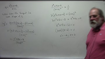 Math 131: Basic Derivative Applications