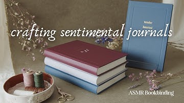 Soothing bookbinding for the tender-hearted ⟡ ASMR bookbinding process, no music