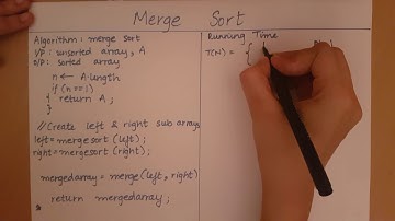 Merge Sort - Pseudo Code