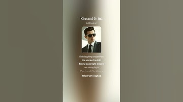 Thumbnail of Rise and Grind  #music #musicapp #trending #songlyrics #musicstreaming #ai #song #youmusic  #cover