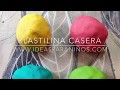 COMO HACER PLASTILINA CASERA FÁCIL