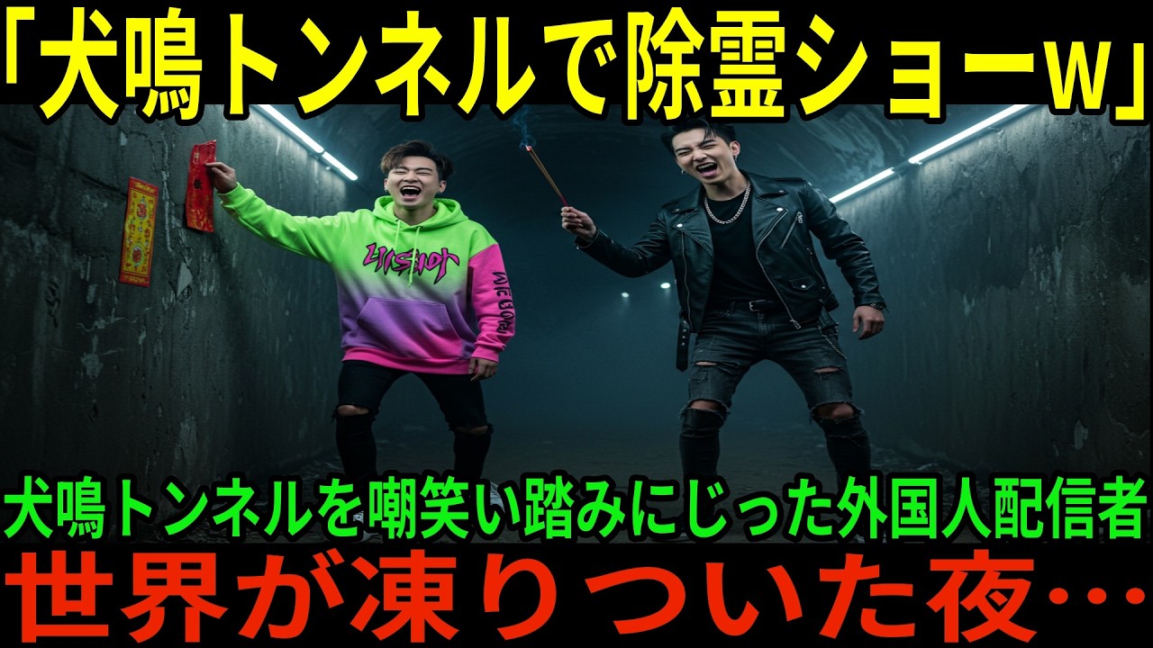 【海外の反応】「犬鳴トンネルに幽霊？爆笑w」→侮辱した韓国人と中国人が“犬鳴”で消えた夜…《嗤ウ者ヲ、赦サズ》の意味が怖すぎた件