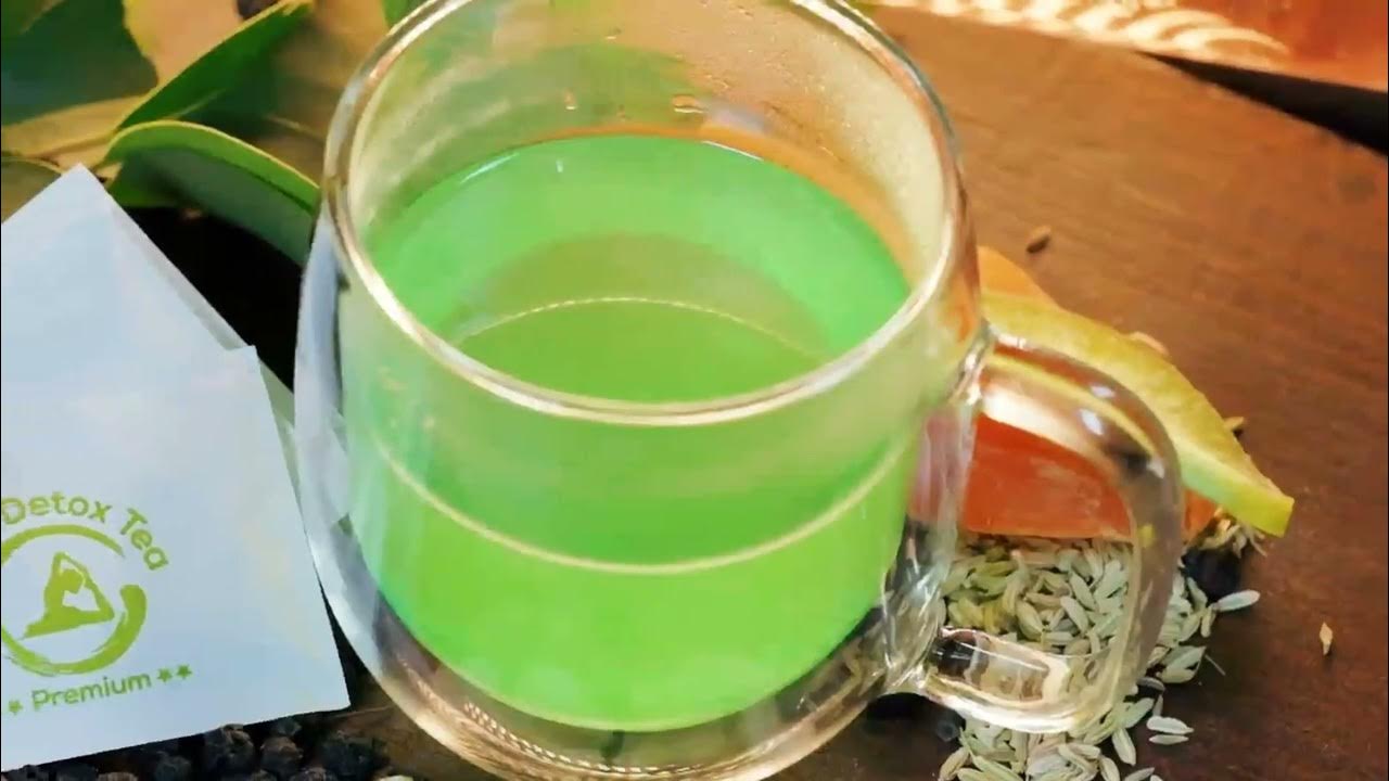 Green detox tea alexandr hazırlanış - YouTube