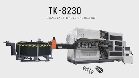 WNJ / TK8230 Spring Coiling Machine #springmachine #springcoilingmachine #wnj