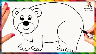 Como Desenhar Um Urso Passo A Passo  Desenhar Urso Fácil