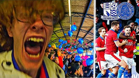 *ELECTRIC AWAY ATMOSPHERE* as ALDERSHOT shock SOUTHEND