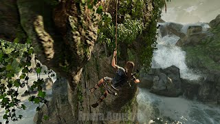 [60 fps] 4K - Aksi Menegangkan Lara croft - Shadow of the Tomb Raider The Eye of the Serpent - Part1