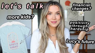 Let&#39;s talk 💙 more kids, financial changes, our future &amp; BIG NEWS!