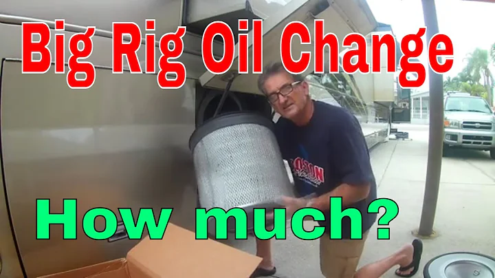 How much to change oil on a Class A diesel motorhome?