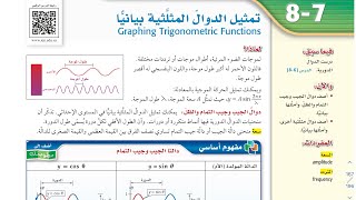 درس تمثيل الدوال المثلثيه رياضيات ٢-٣