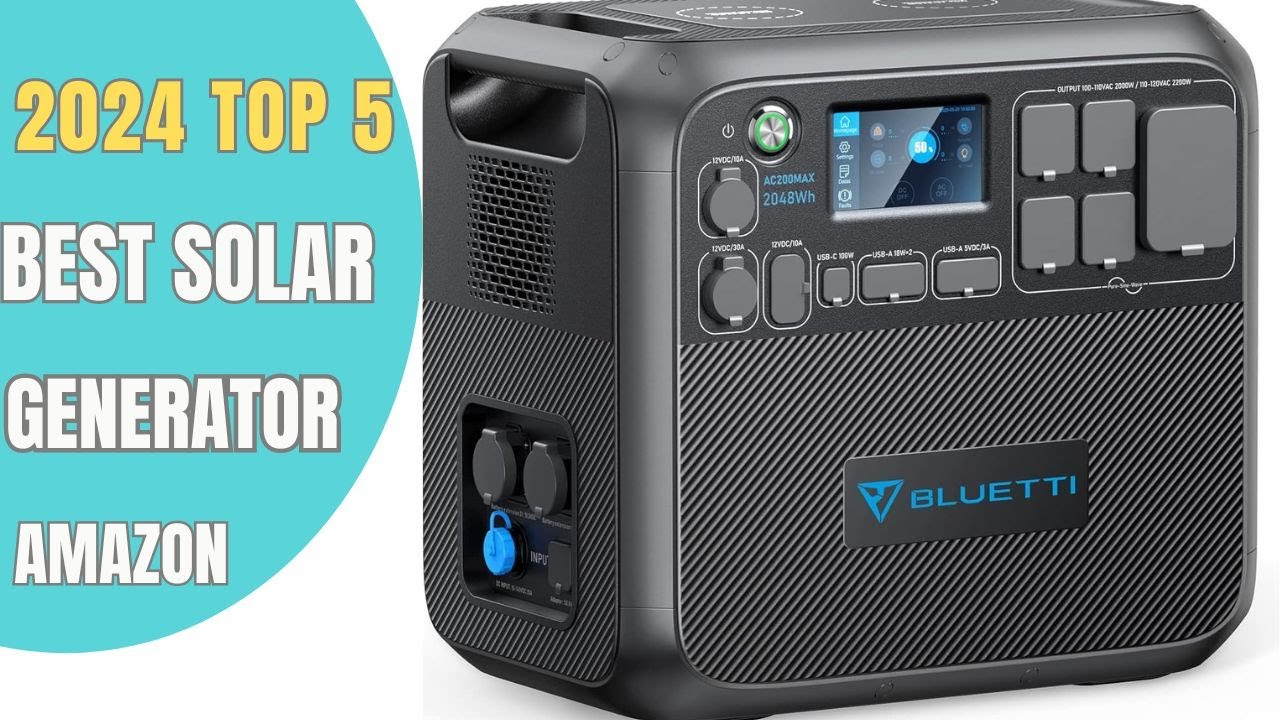 ✅ Top 5: Best Solar Generators with Advanced Buyer’s Guide (2024 Reviewed)
