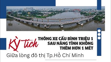 Kỳ tích nâng tĩnh không cầu Bình Triệu 1 #caubinhtrieu1 