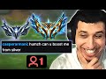 A silver viewer asks challenger player to play duo humzh