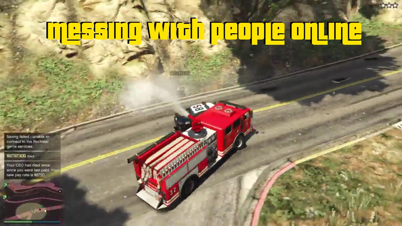 GTA 5 - Messing with people Online - YouTube