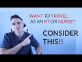 Pros and cons of traveling as a nurse or respiratory therapist