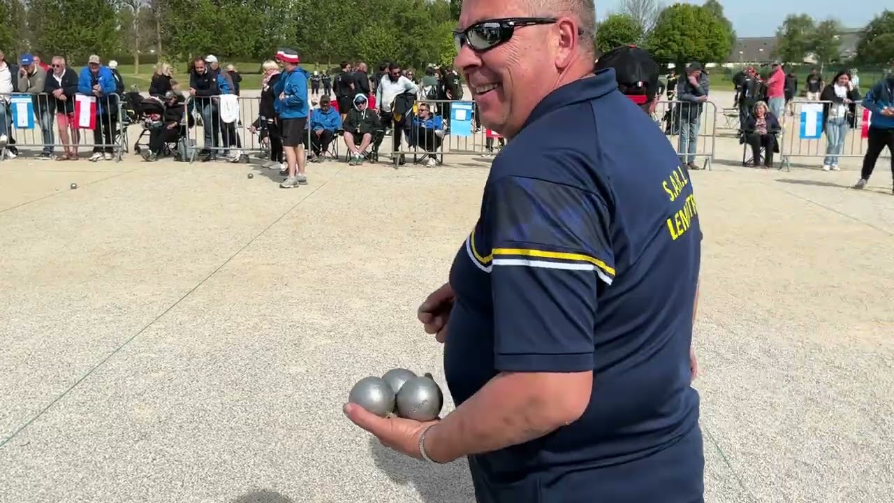Miniature : Manche Pétanque Seniors Département Doublettes 2026 - 1/4eme Fouchard/Godard vs LePetit/Le-Cann