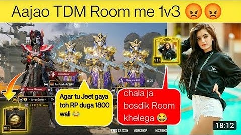 😤Random 100Rp Pro Players🥵 Call Me Noob And I Challange For Tdm Room 1vs3 ❤️|Noob to Pro| 🔥SEE NOW 😈