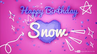 Snow #birthday #special #video #Snow #wishes Happy birthday song - Happy birthday to you