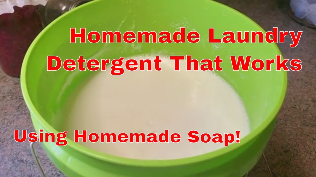 Homemade Liquid Laundry Detergent Made Easy YouTube