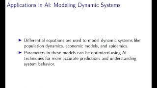 Module 8: Differential Equations and AI Wealth