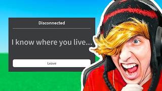 I Made a Fake Warning to Scare Roblox Players..