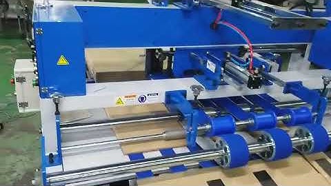 Auto Folder Gluing and Stitching Machine running LED TV box(910x150x920mm)