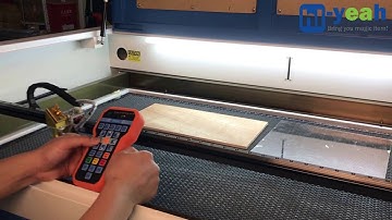 How to use the wireless handle control the 100W/130W Laser Engrave Machine