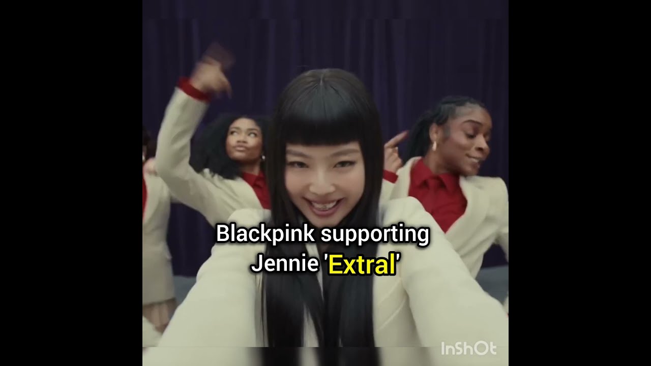 Blackpink supporting Jennie&Doechii MV #blackpink#jennie#doechii#lisa#jisoo#rose#edit