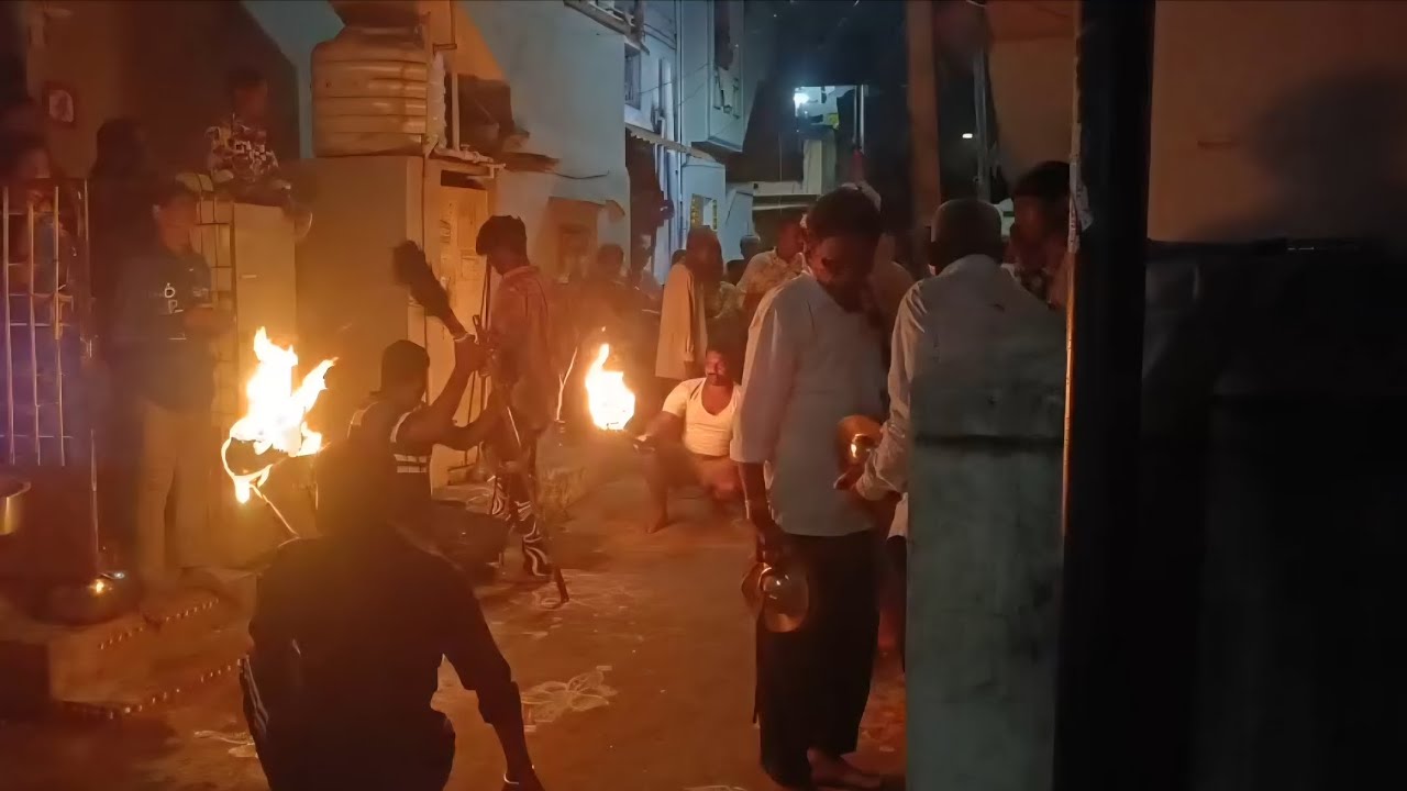 మహా శివరాత్రి రోజున జరిగిన వీర భద్రుడు సంబరం 