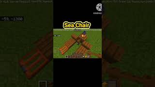 Sea Chair #viralsort #minecraft #gaming #launcher #minecraftpe
