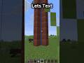 Fastest Elevator in minecraft #minecraft #minecraftbuilding