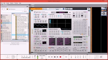Zero Hybrid Synthesizer by Blamsoft, Reason Rack Extention Demo