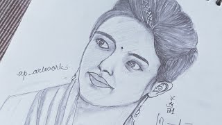 Basics of portrait Drawing for Beginners | step by step | Free Hand Portrait Drawing #apartwork