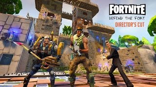 Defending The Fort Directors Cut - Fortnite Gameplay