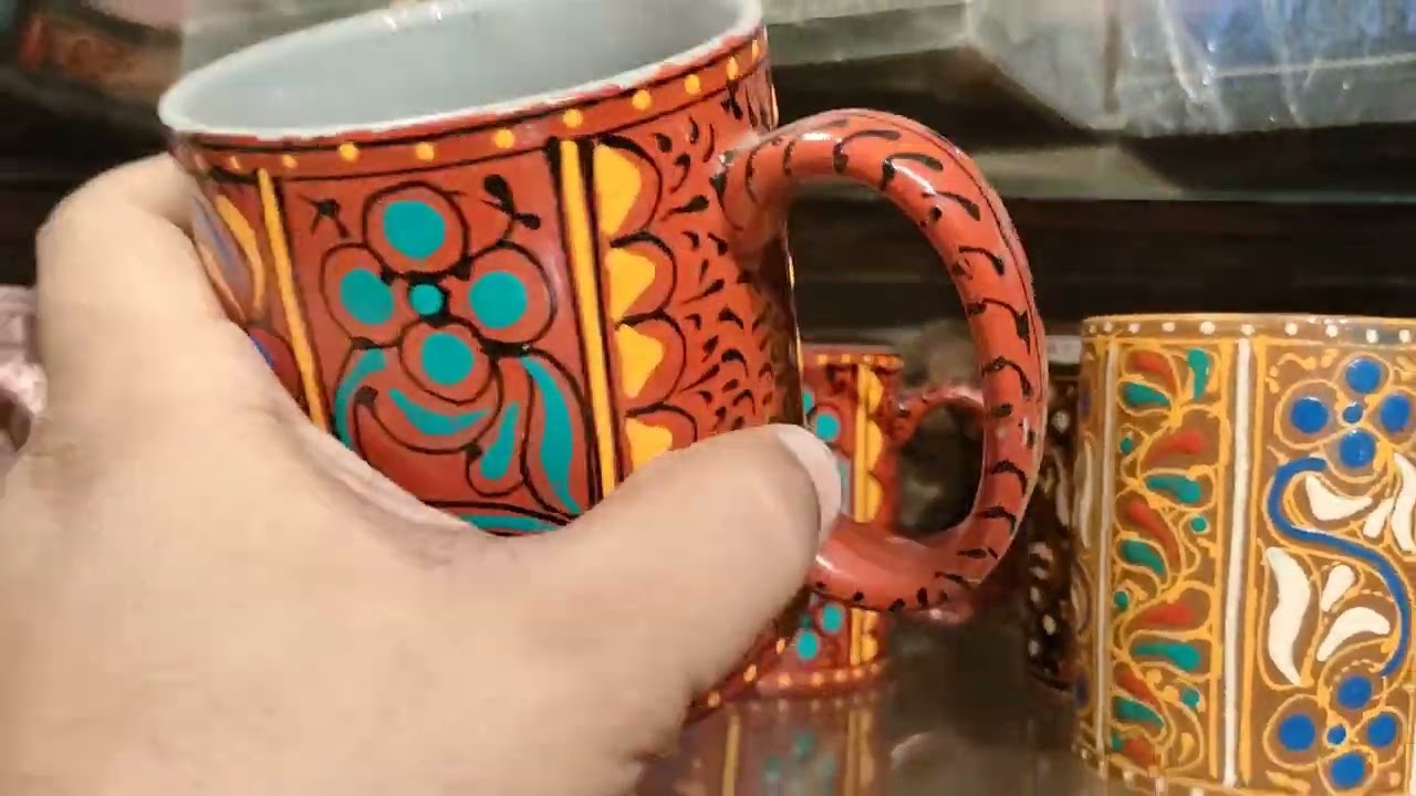 Swati Mug | Swat Art | Handicraft | Hand painted 