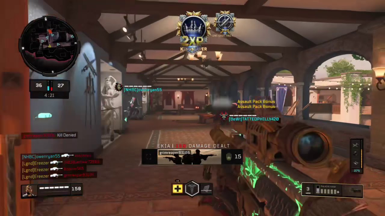 Bo4 luckiest sniper Quad Feed