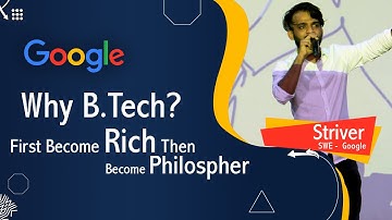 How to build a career and life after B.Tech | Raj Vikramaditya aka STRIVER, SWE-Google | InnoHacks