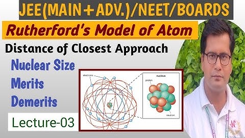 L03: Distance of Closest Approach and Estimation of Nuclear Size /Rutherford