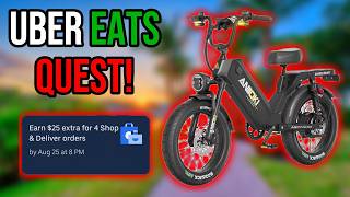 Uber Eats Quest With my Aniioki AQ177 Pro Max Electric Bike!