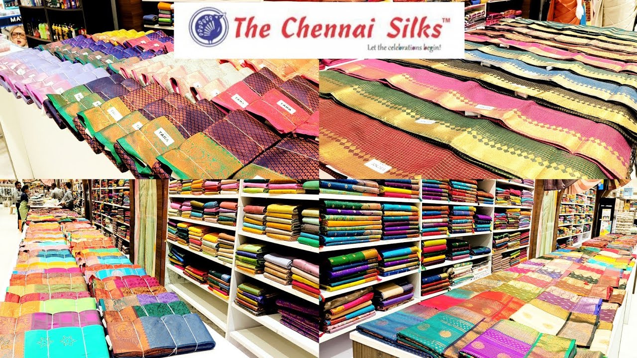 Chennai Silks Soft Silk Tissue Silk Group Set Saree collection 