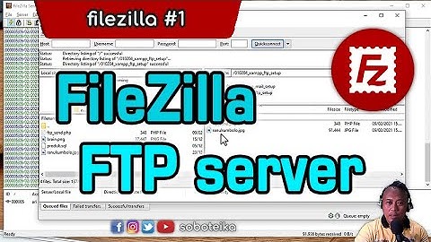 [filezilla #1] Tutorial Penggunaan Server FTP FileZilla pada XAMPP