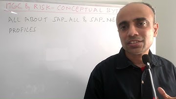 IT with Varun Vohra - ITGC & Risk - Conceptual Bytes - SAP_ALL & SAP_NEW