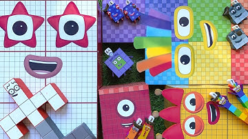 Looking for Numberblocks NEW 12227  Puzzle Tetris Shape ASMR  | Numberblocks Satisfying Video