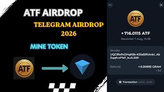 ATF Mining Bot 2026 | New Telegram Airdrop & Mining Guide