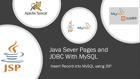 JSP and JDBC with MySQL