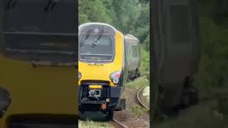 Coming from penance going to Edinburgh cross country train class 221 super Voyager